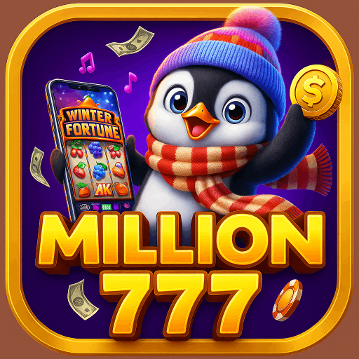 Imagem promocional da MILLION777 mostrando a plataforma e suas vantagens